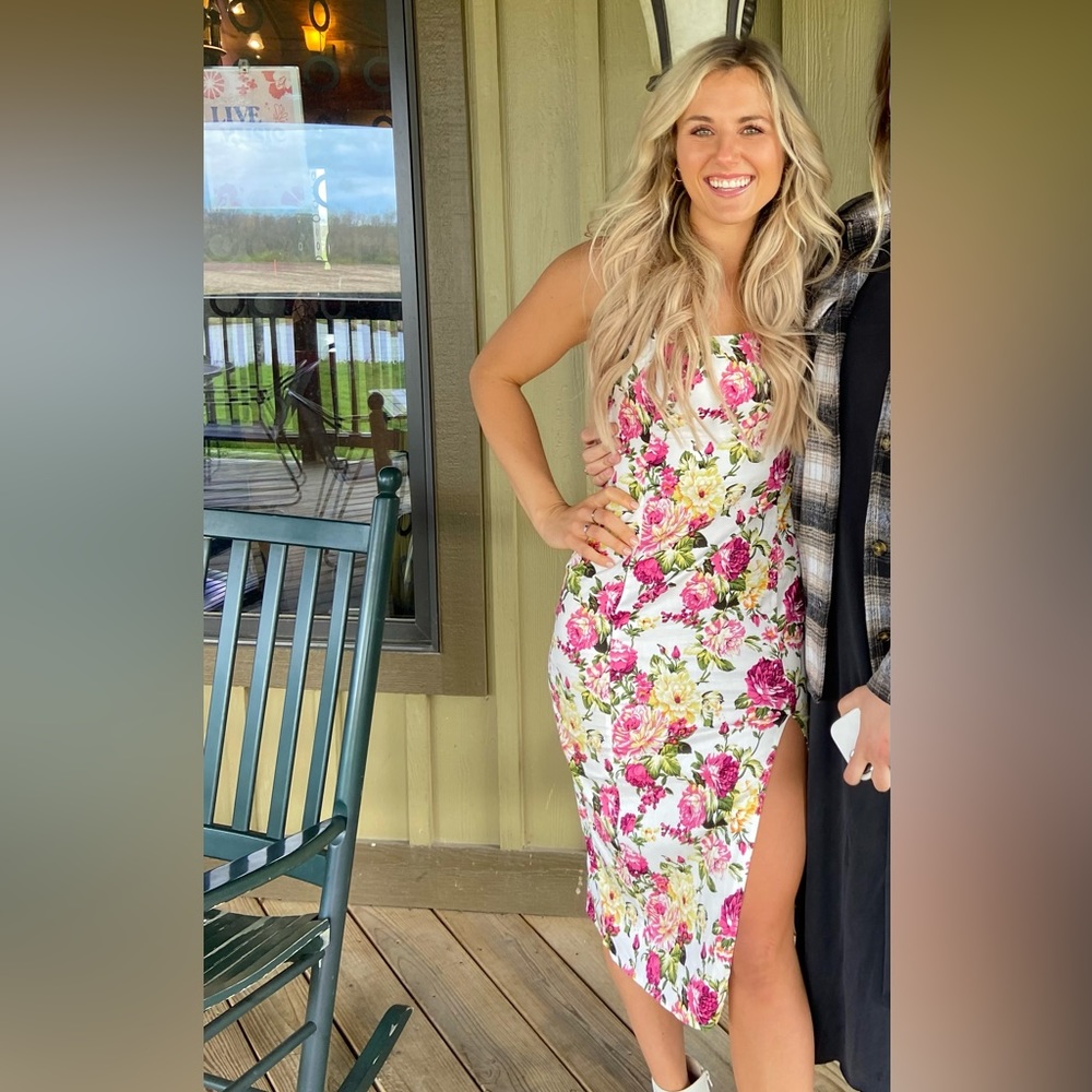 Hello Molly floral midi dress